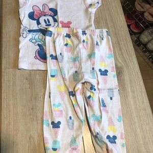 Disney Minnie Mouse Kids Pajamas - Multicolor